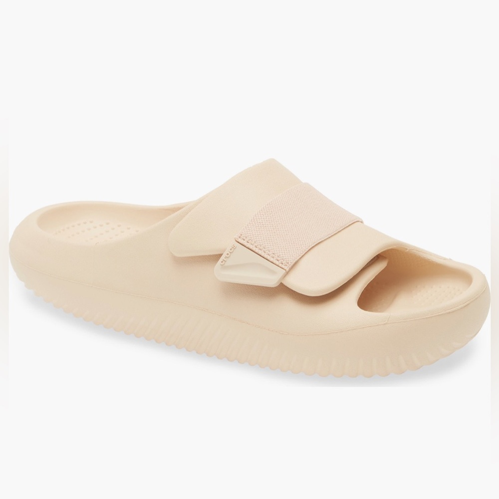 CROCS Cream Slide Sandals